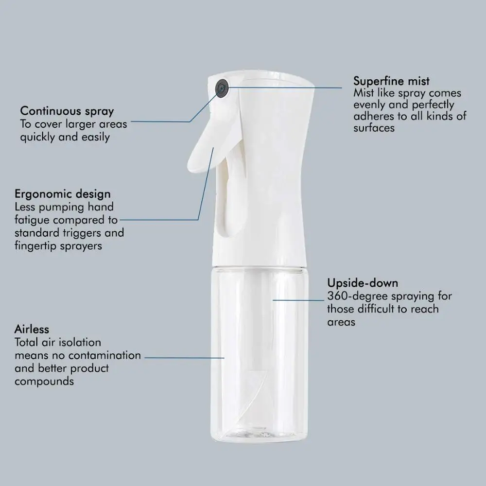 
Fine Continuous Spray Water Empty Spray Bottle Mist 