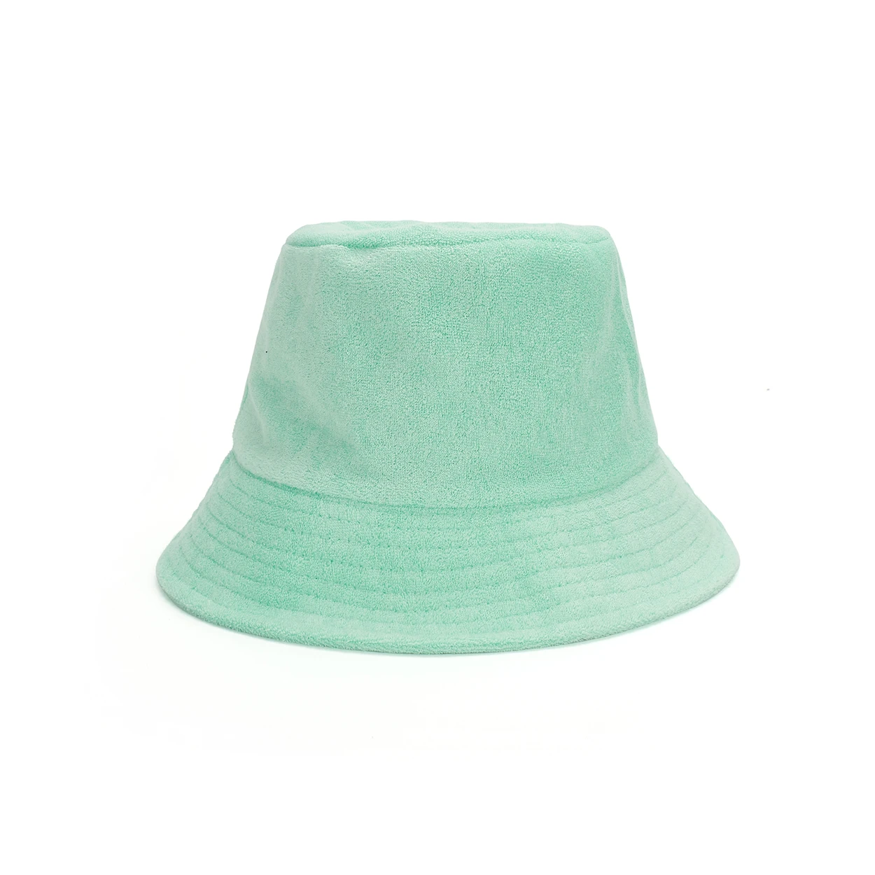 Wholesale Outdoor Designer Custom Logo Good Quality Blank Terry Towel Cotton Fisherman Bucket Hats for Women and Men