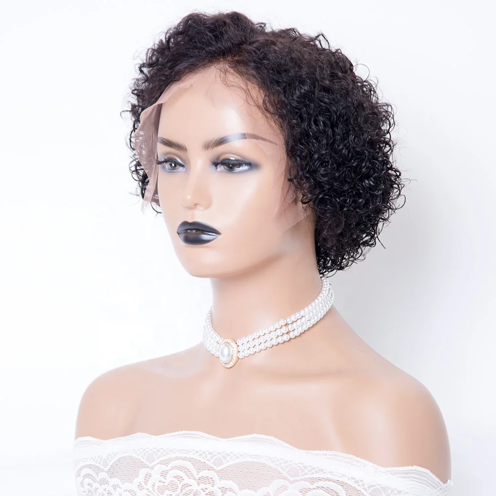 SW-1 Pixi cut lace front wig short wig cheap human hair wigs
