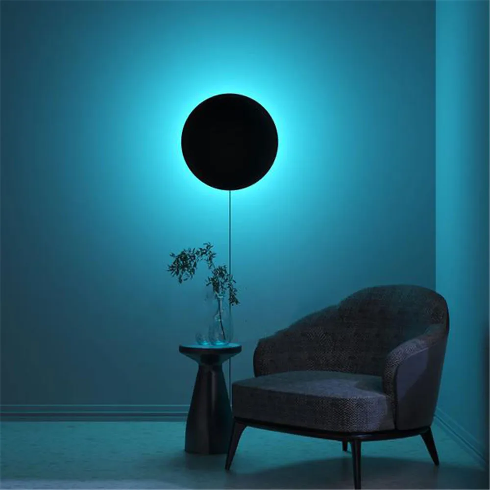 RGB LED Wall lamp Living Room Colorful wall lamps indoor interior Bedside Wall lights Dining Room Lighting