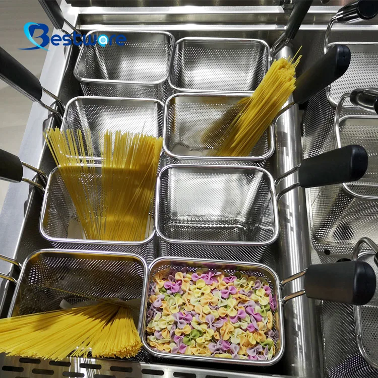 Fine Mesh Stainless Steel Pasta Basket Strainer For Pasta And Spaghetti Kitchen