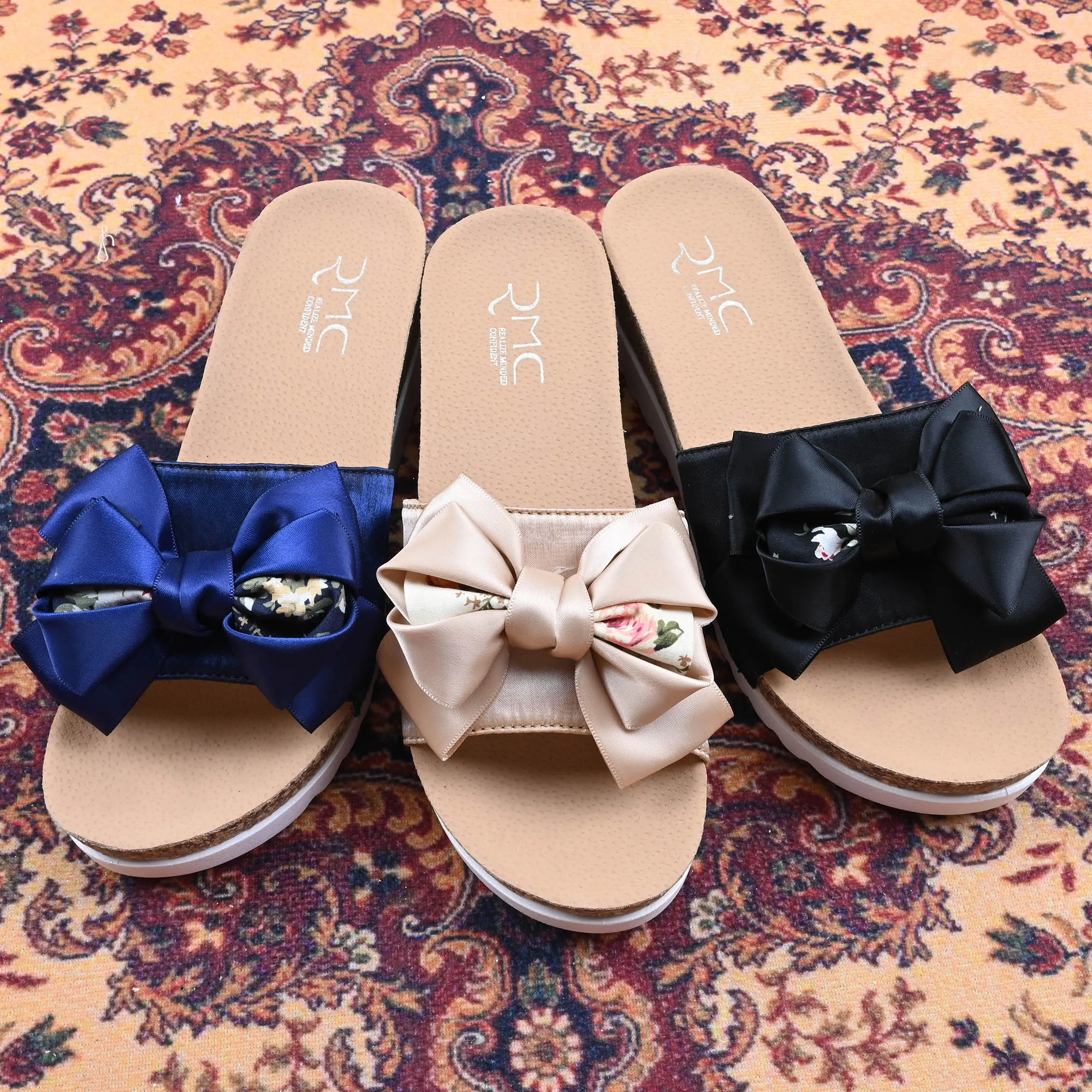 Fashion Trends 2022 Summer Foot Wear Casual Cork Sandals for Ladies Flat New Platform Women Slippers Shoes