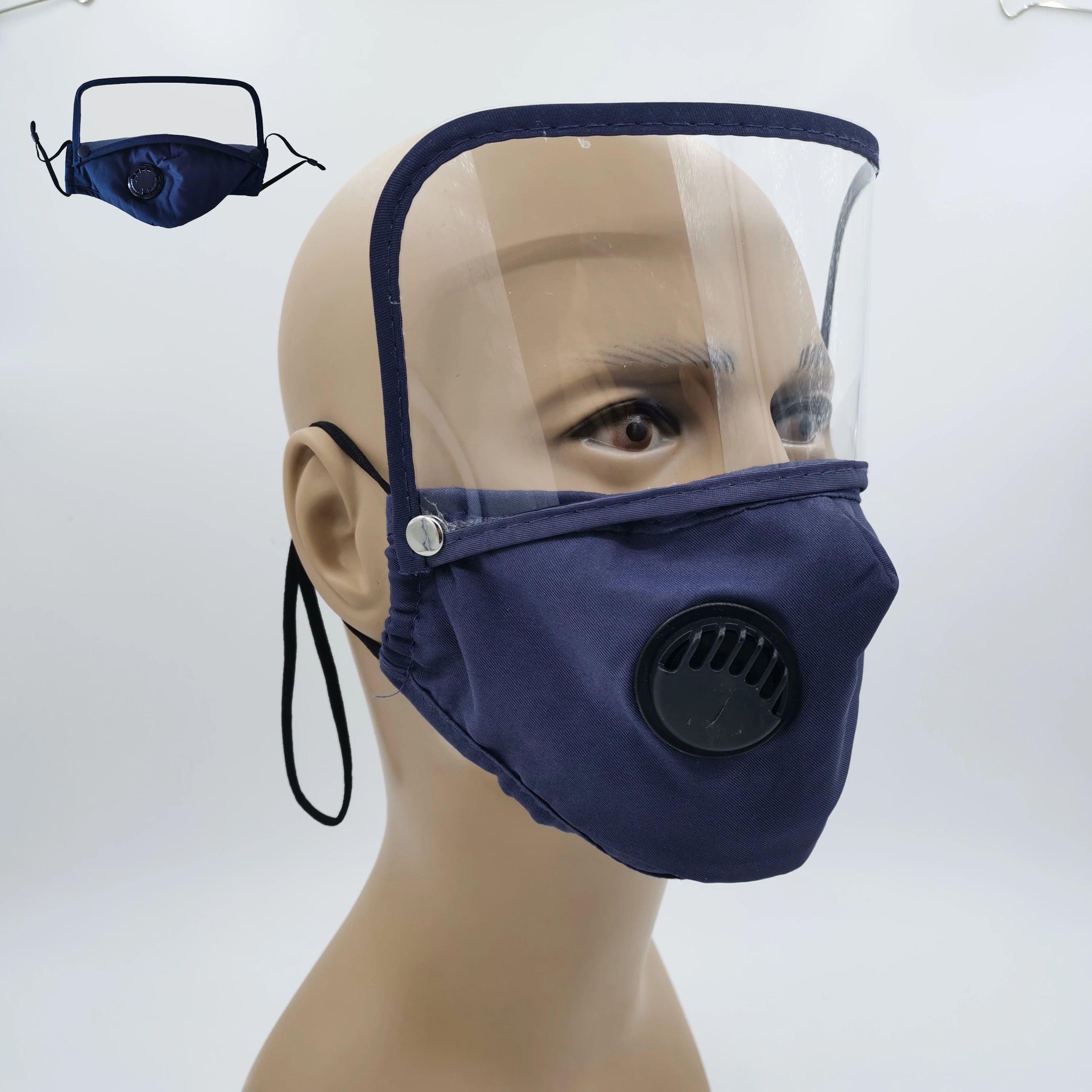 
detachable face cover eye shield Deaf mute removable protecting can be washed repeatedly dust face cover 