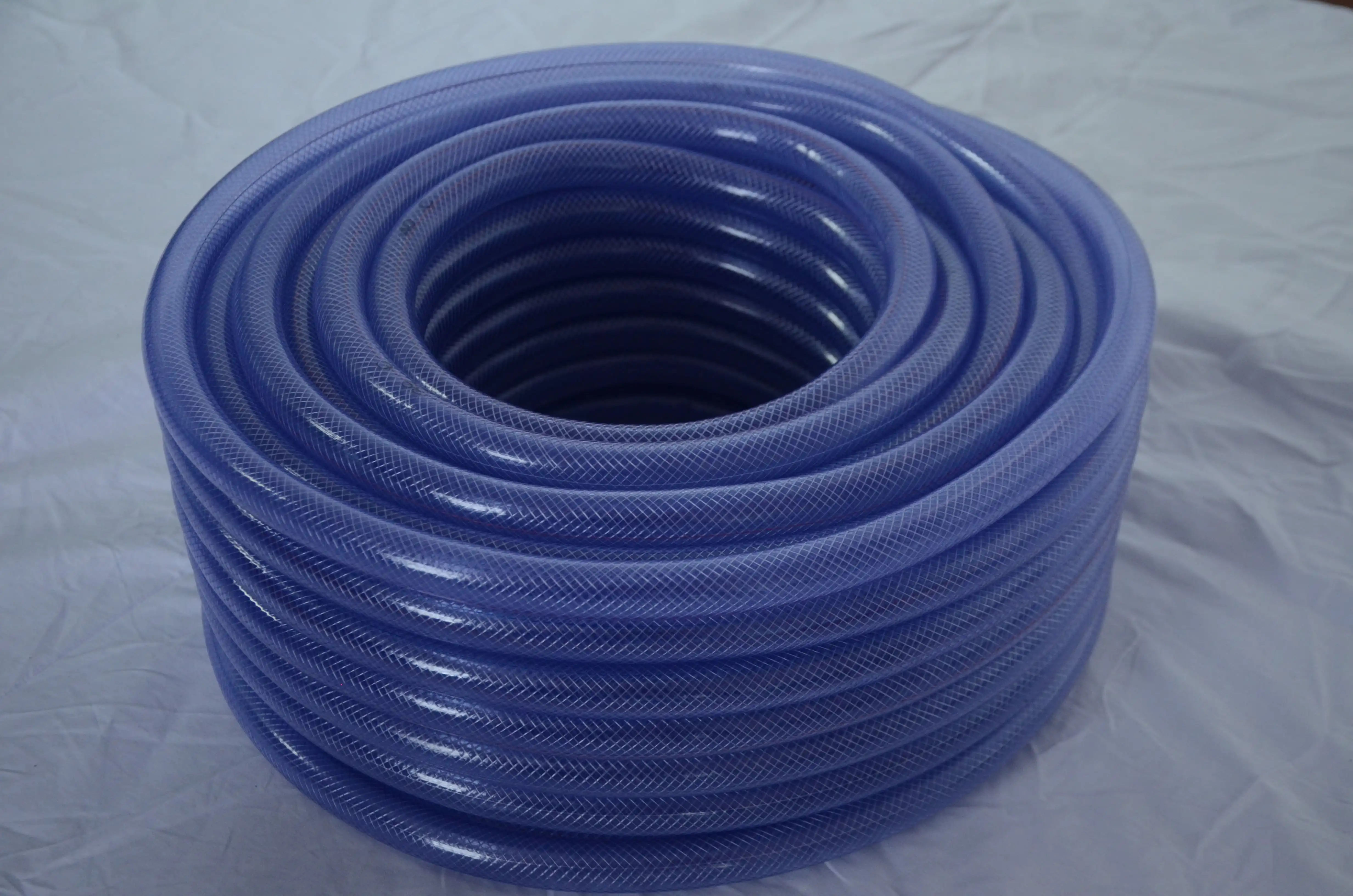 Flexible PVC Nylon Braided Hose Pipe fiber net hose