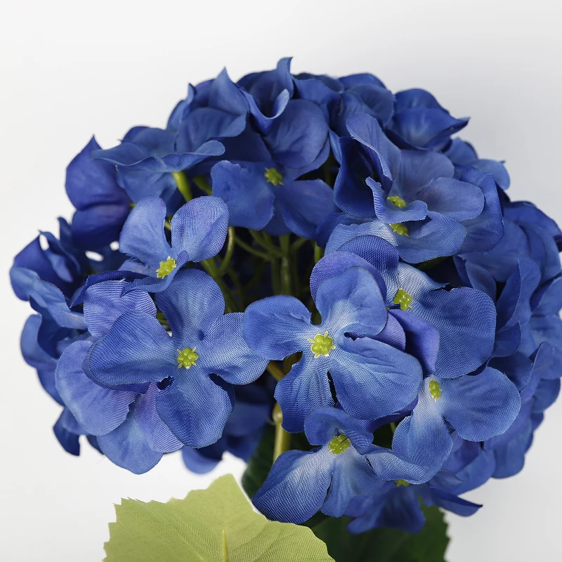 Cheap Price Artificial Hydrangea 93cm Single Head Branch for home wedding Decoration soft plastic hydrangea artificial flowers