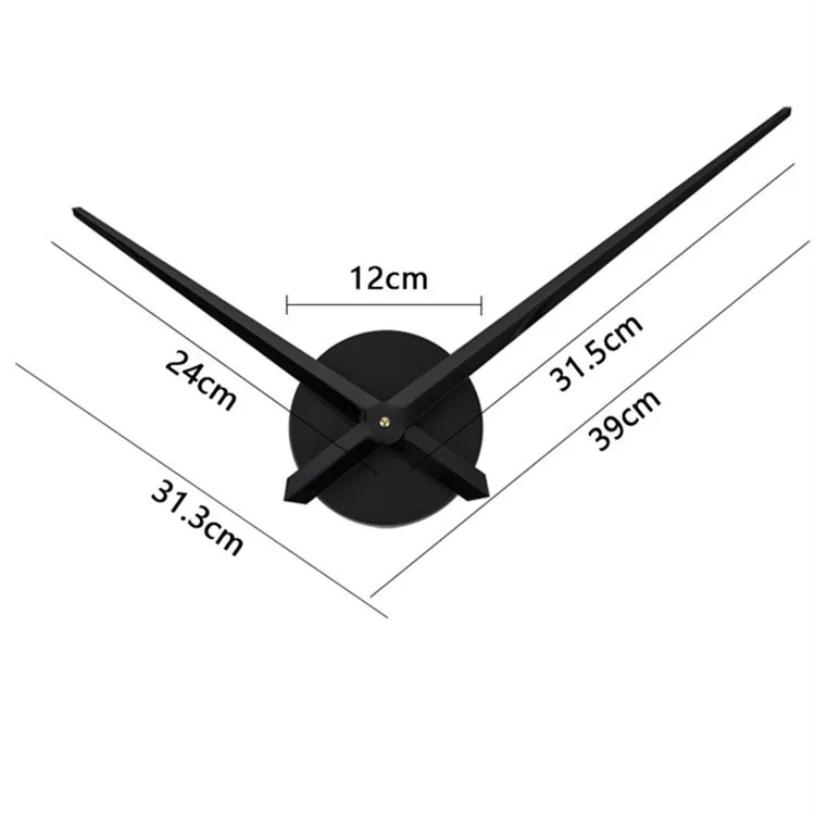 39cm DIY Hands Large Parts Wall Clock Hands Quartz Mechanism 3D Decor Quartz Clock Movement Large Torque Clock Engines
