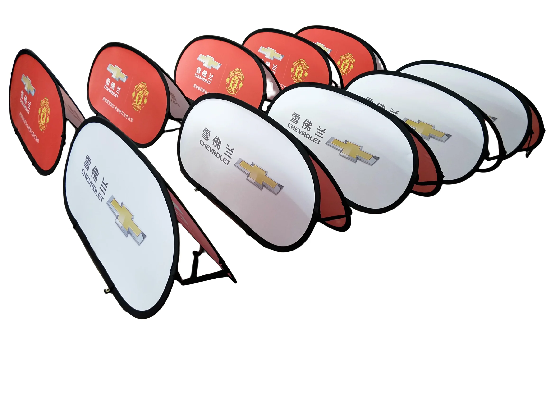 Factory Price Flex Collapsible Pop-Up Stand Flex Portable Pop Up A Frame Banner For Golf Sport  Exhibition With Bag Banners