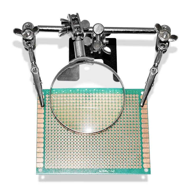 Circuit board soldering fixing frame PCB repair soldering auxiliary bracket magnifying glass Practice welding tools clip