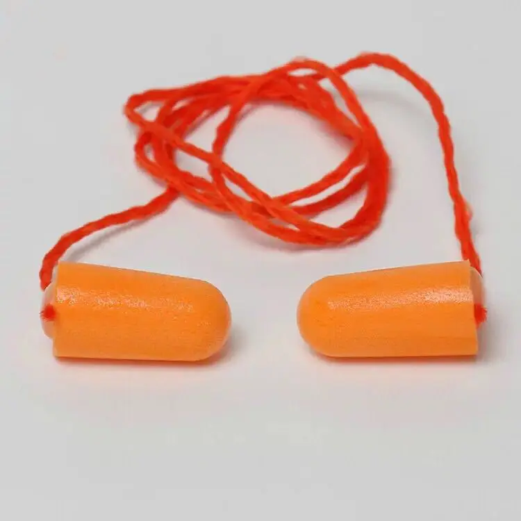 Reusable Ear Plugs Soft Silicone Earplugs Noise Reduction with Nylon Cord Hearing Protection