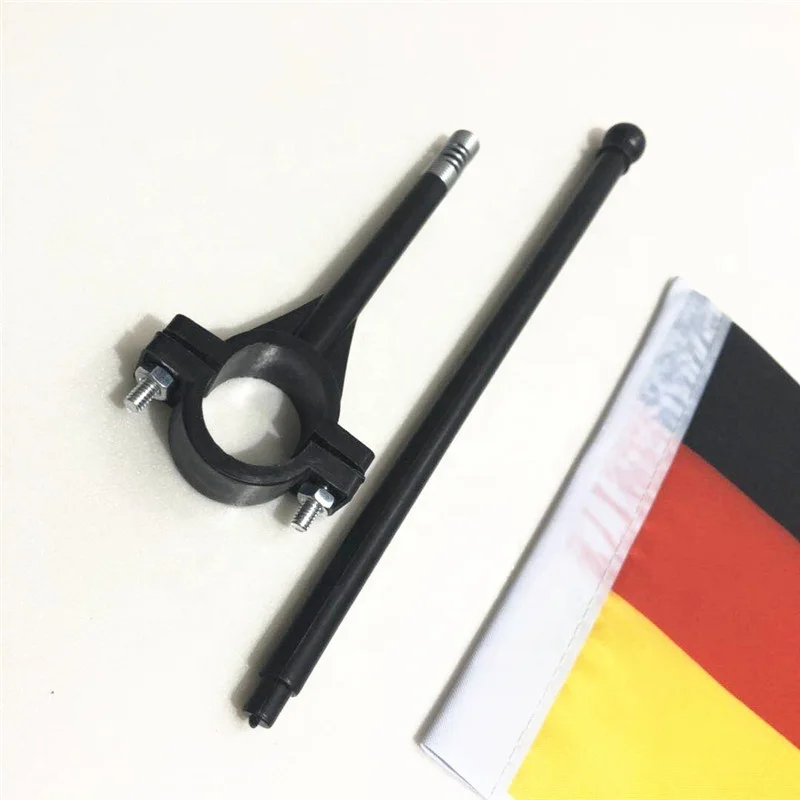 Wholesale Outdoor Team Cycling Germany Flag Bicycle Children Safety Bike Flag for Outdoor