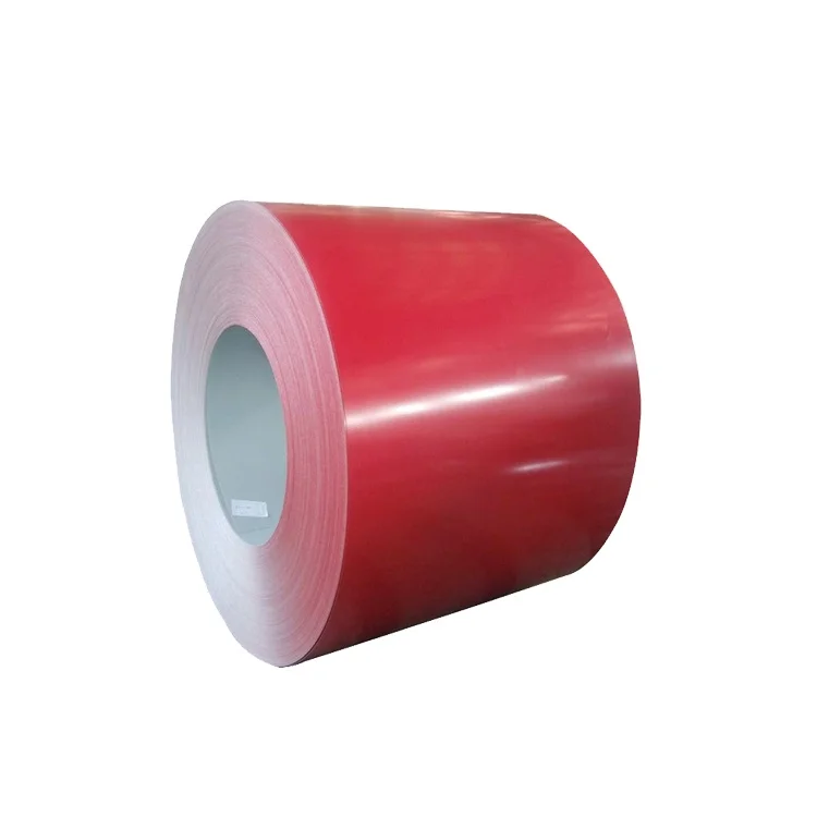 Roof Coil Dx51 Dx53 PPGI Coils Color Coated Steel Price with Green Blue Red White Gray Colors Tools Building Time Welding Small