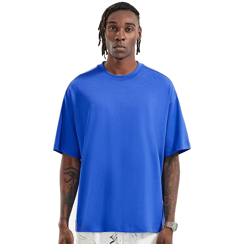 Fashion Street Style Plain Blank Printing 100% Cotton 200GSM Oversized T Shirt  Wholesale Custom OEM brand Tee Shirts for Men
