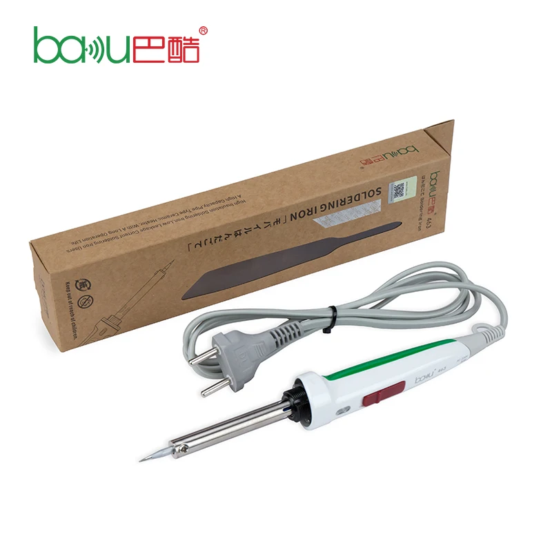 
Electrical Soldering Iron Kit Station BAKU Ba-463 High Performance 30W with Long Life Tip for Repairing 