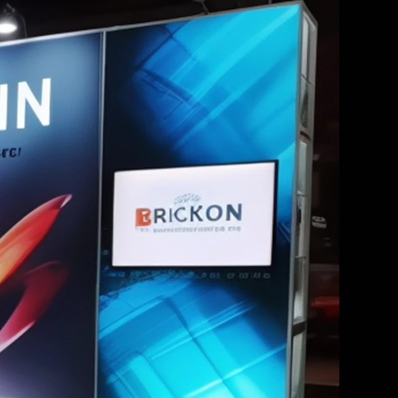 10ft Trade Show Displays Modular Booth Backdrop Light Box Backlit Tv Stand For Fair Events