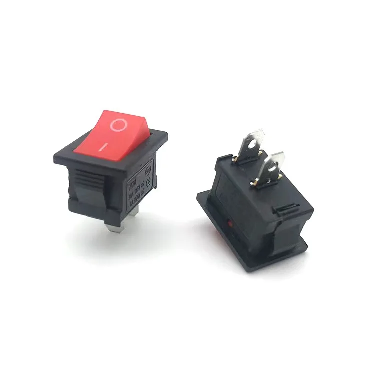 Kcd1 Кулисный Переключатель Pcb 250v Kcd1-101 15*21 мм 2 Pin Водонепроницаемый