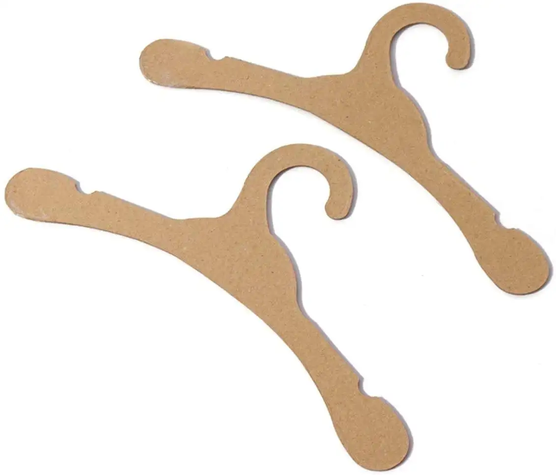 Custom Logo Eco Friendly Garment Hanger Oem Odm Baby Paper Hangers For Clothes