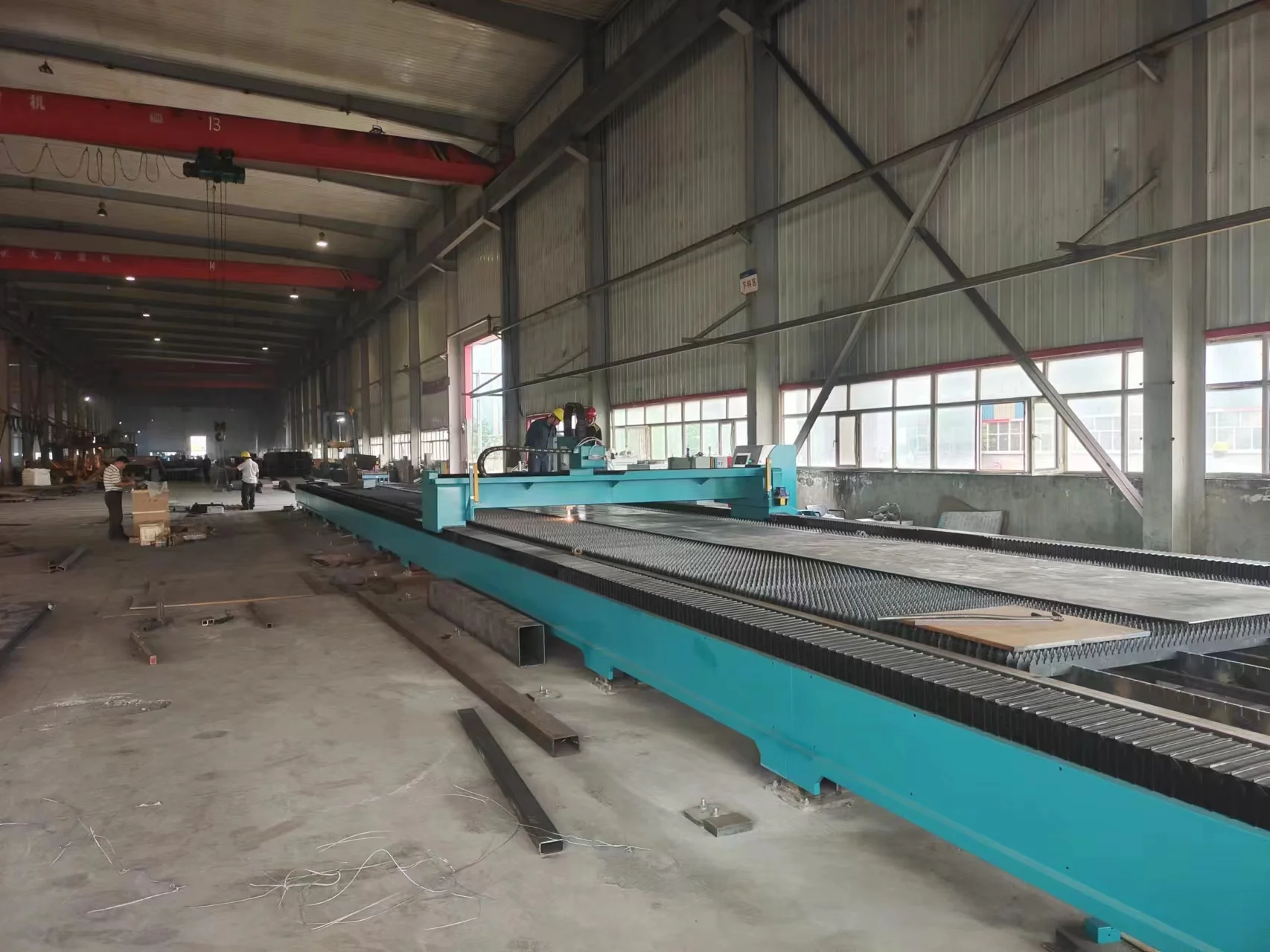 Rbqlty 8000x2500mm Big Worktable 12KW 20KW 30KW Gantry Type Metal Steel Laser Cutting Machine