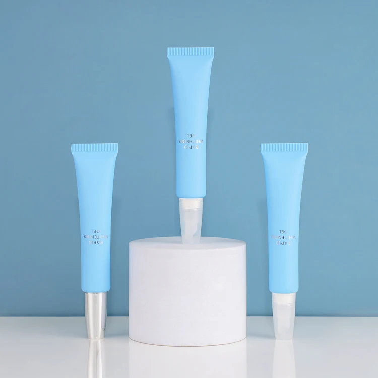 Label Custom Squeeze Lip Gloss Tubes Packing with Logo Silicone Application Soft Squeeze Lip Gloss Tube 10ml 15ml 20ml