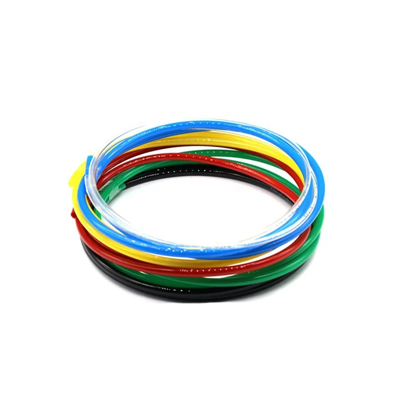 polyurethane pneumatic hoses for compressed air suitable for use with push-in fittings