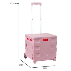 Factory price High Quality Vegetable Hand Shopping Trolley  folding trailer cart stair