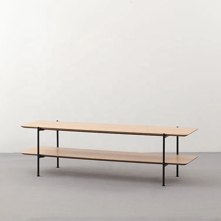 Modern Custom Designs Simple living room furniture shelf MDF painting shelf