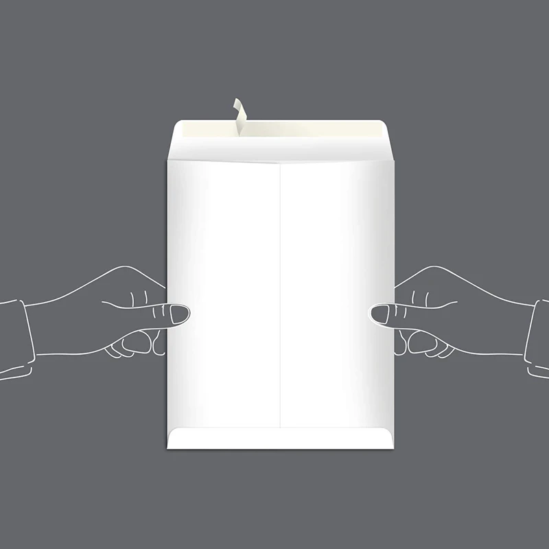 
Catalog Mailing Envelopes With Peel & Seal 10x13 Inch Large Size White Envelopes 100 Pack/Box 