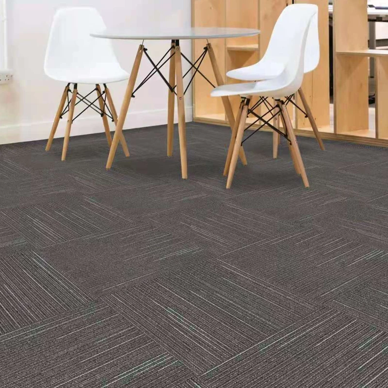 hot sale made by pp customized carpet tiles for commercial usage office airport library carpet tiles