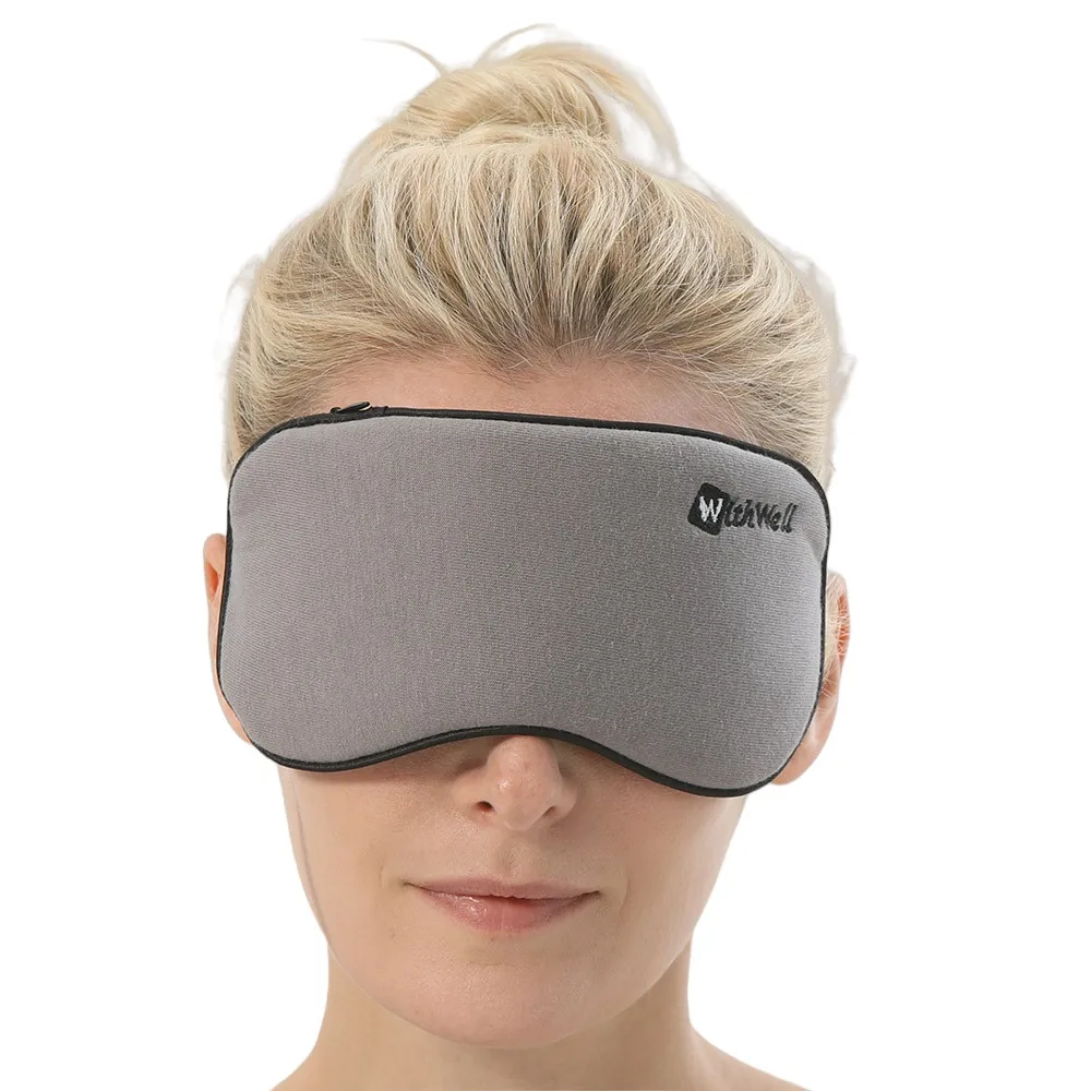 Comfortable Reusable USB Electric Heating Soft Steam Blindfold Eye Mask for Sleeping