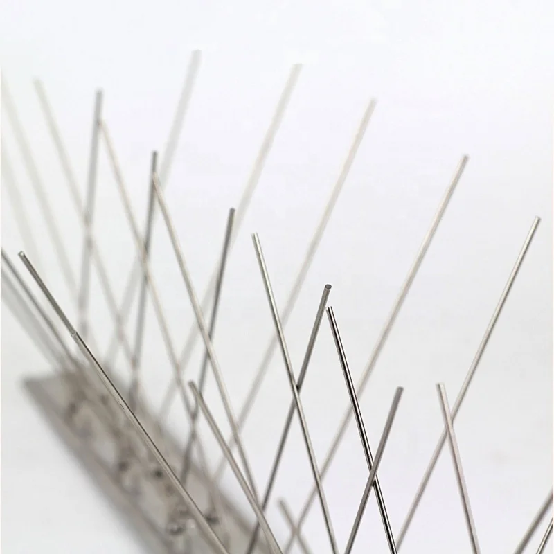 SS 304 Anti Bird Spikes Decorative Bird Spike Stainless Steel Bird Defender Spike