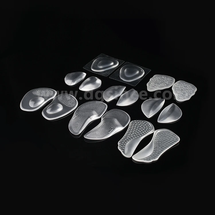 Hot selling arch support silicone insoles for shoes