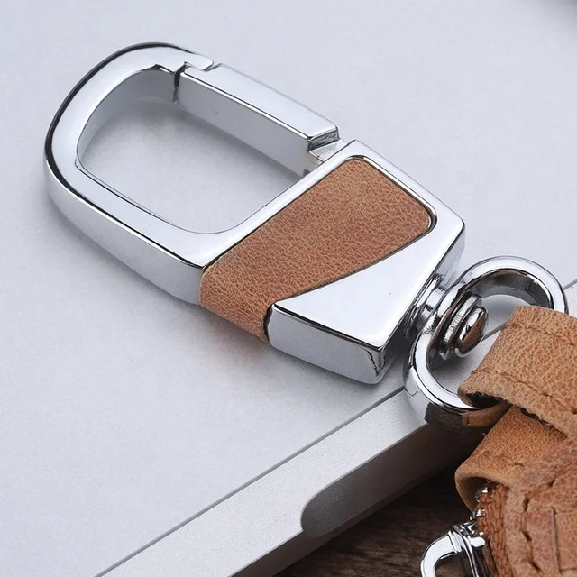 Custom Logo Gift leather car key cover Holder Wallet Key Case for car
