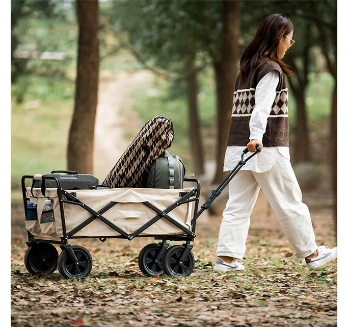 Tiroflx outdoor Garden Park Utility kids wagon portable beach trolley cart camping foldable folding wagon