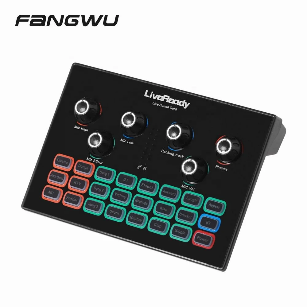 Хорошее качество Прямая трансляция звуковая карта стример для телефона