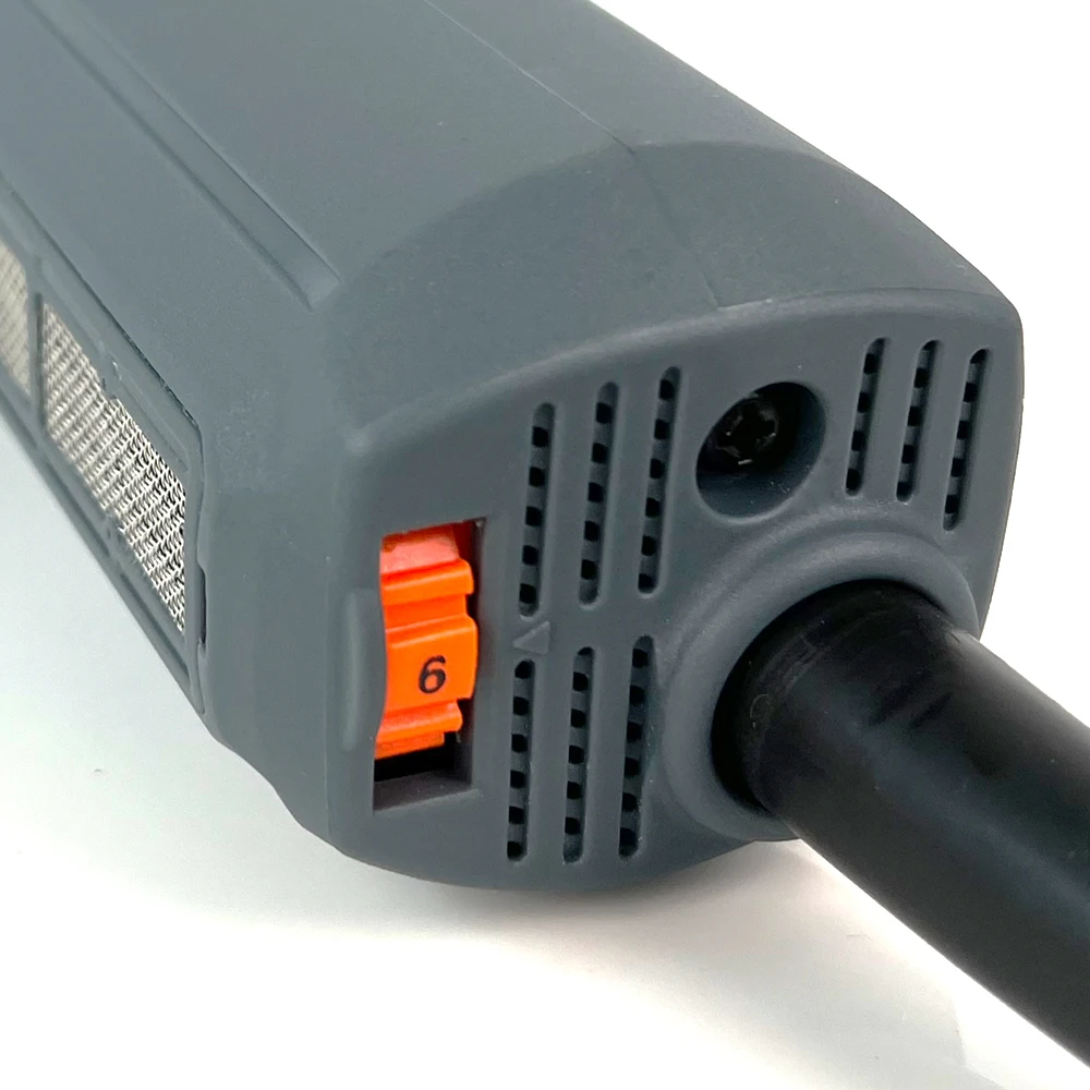 1300W Heavy Duty AC Brushless Variable Speed Angle Grinder with 2,800-10,000 rpm Speed Control