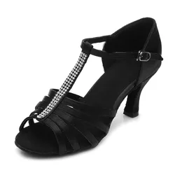 227 Women Heel: 5CM / 7CM Water Brick Ballroom Latin Dance Shoes