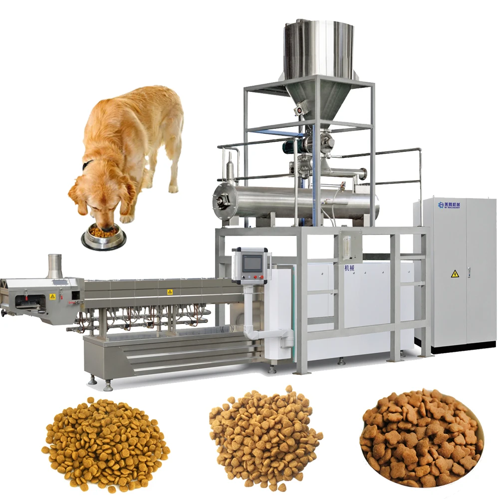 Feed factory dedicated pet food feed extruder dog food production and processing equipment can be matched with production line