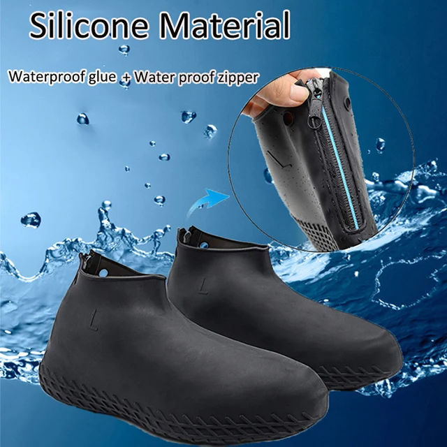 Waterproof Rubber Silicone Shoe Cover Shoe Sole Cover Water Proof For Rainy Season