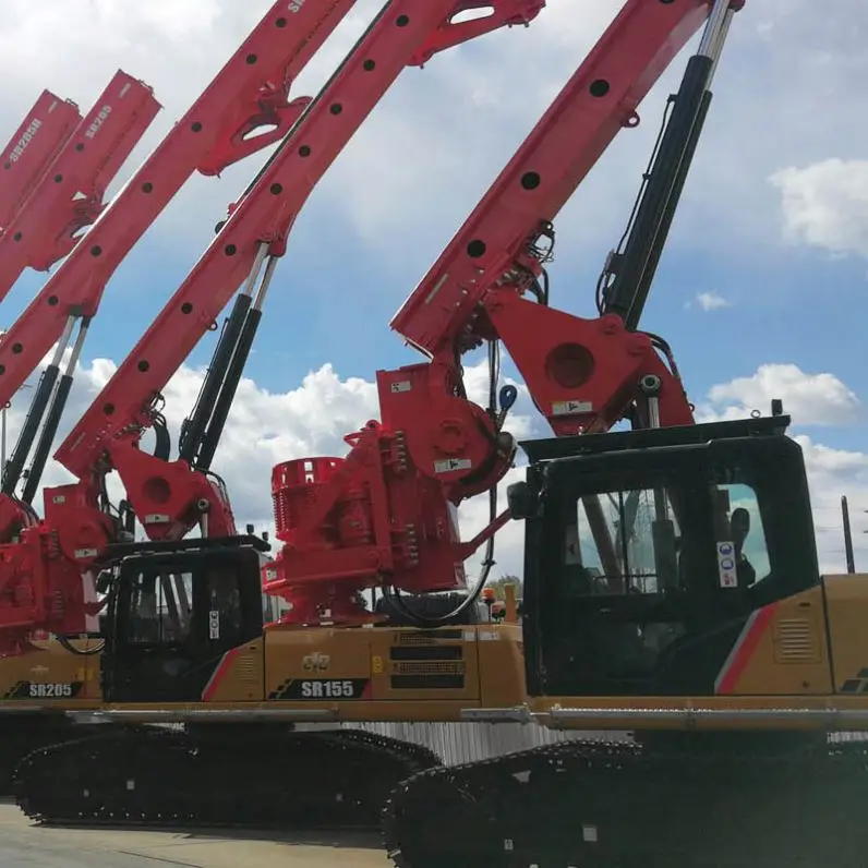 Новая роторная буровая установка SR155 на гусеничном ходу диаметром 1500