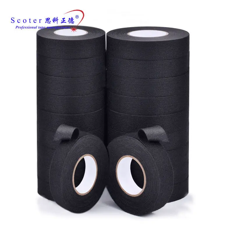 Automotive industry pet cloth wiring harness tape insulation tape automotive wire harness pet cloth tape electrical