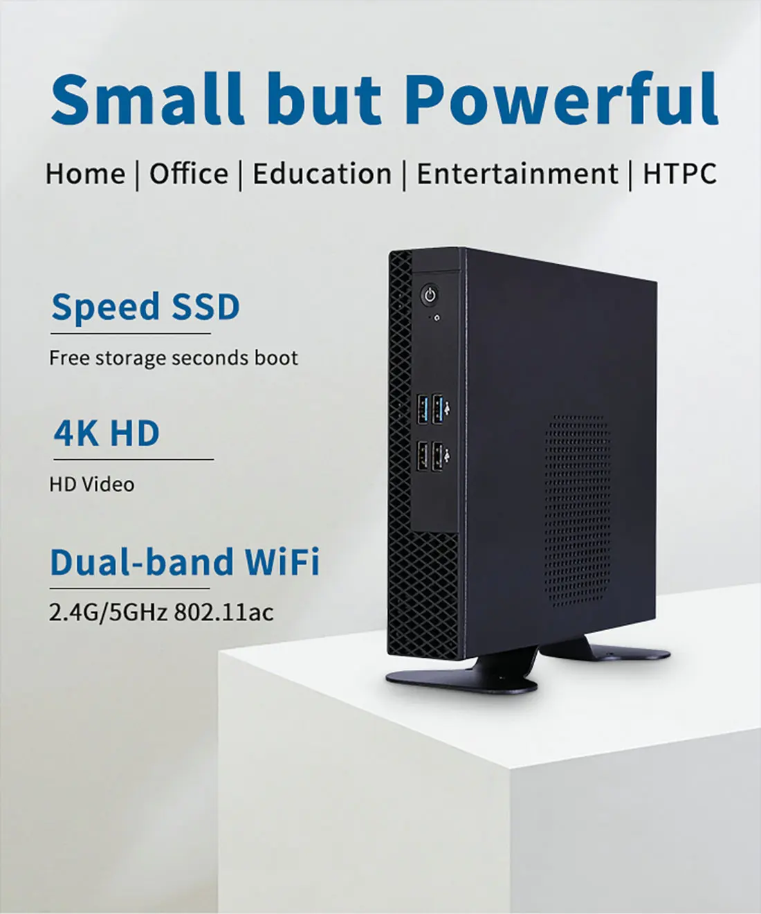 Powerful 10th Gen Core i3 i5 i7 Mini PCs 16GB DDR4 LAN Micro Computer Firewall Low Power Mini PC