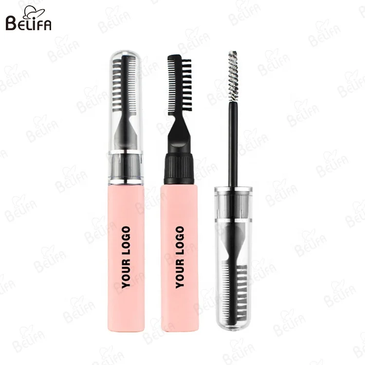 High quality Waterproof Eye Brow Styling Gel Pen With eyebrow comb Brush Eyelash brush Clear Eyebrow Gel Eyebrow Styling Wax