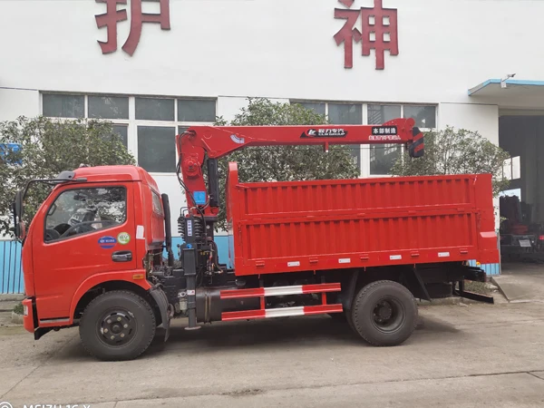 XC mg 5 Ton Telescopic Boom tipper Truck Mounted Mobile Crane for Sale