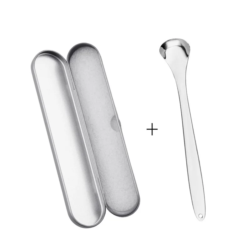 Professional surgical grade 304 stainless steel tongue scraper zero waste tongue scraper cleaner for adults kids