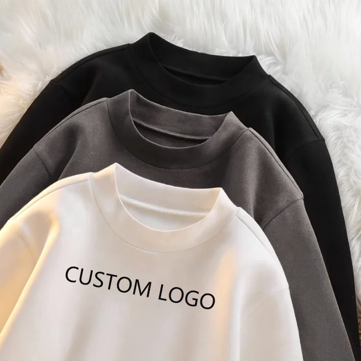 OEM custom logo pullover hoodie unisex high quality oversized fleece sweatshirt without hood clothing manufacturer companies