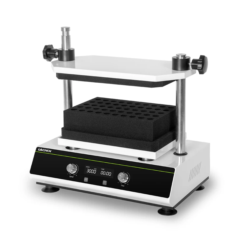 Лабораторное оборудование Lachoi 500-3000 об/мин, светодиодный цифровой дисплей, многотрубный лабораторный вихревой миксер, цена