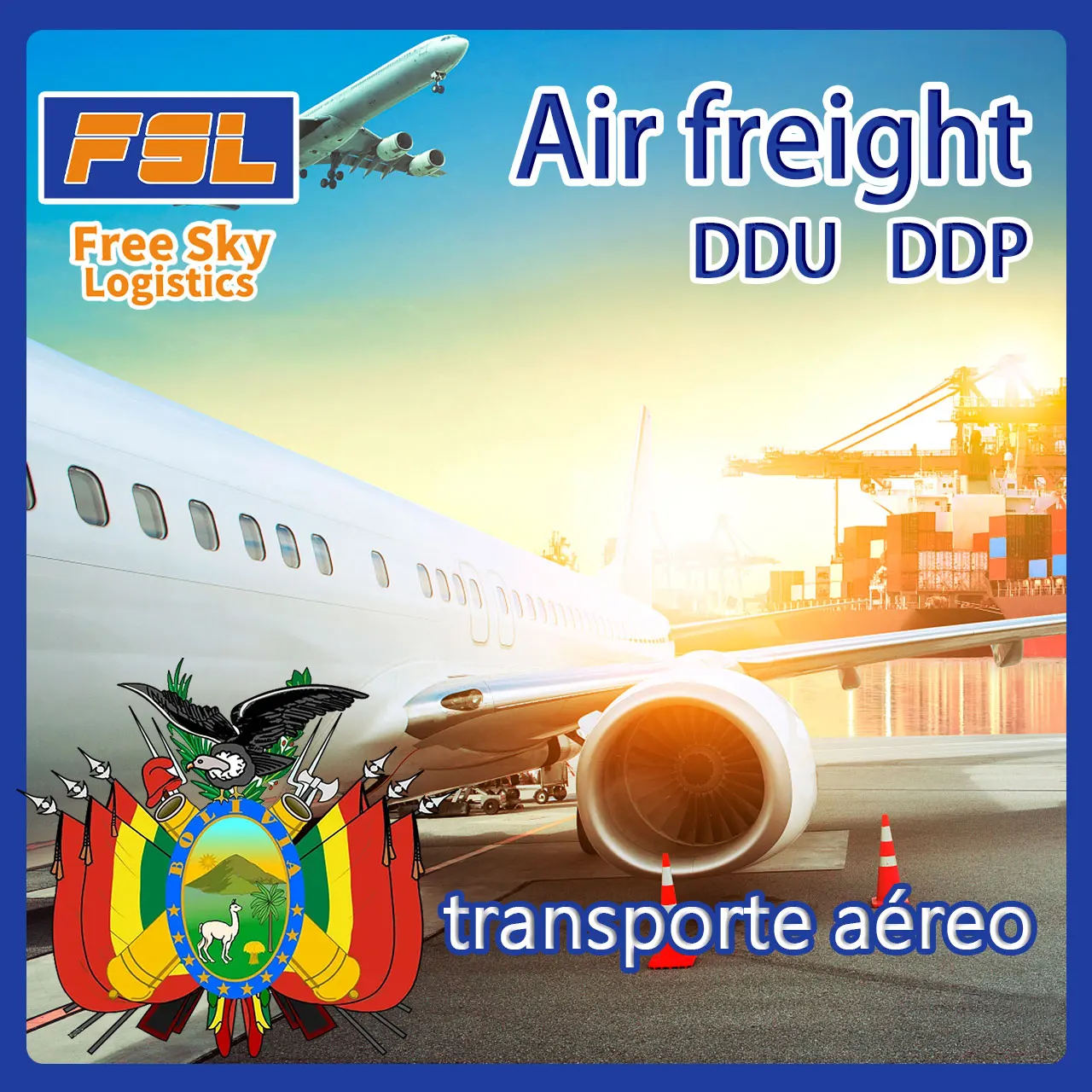 TOP 10 TNT/Fedex/DHL/UPS Express Air Cheap Shipping From China To Bolivia Agent