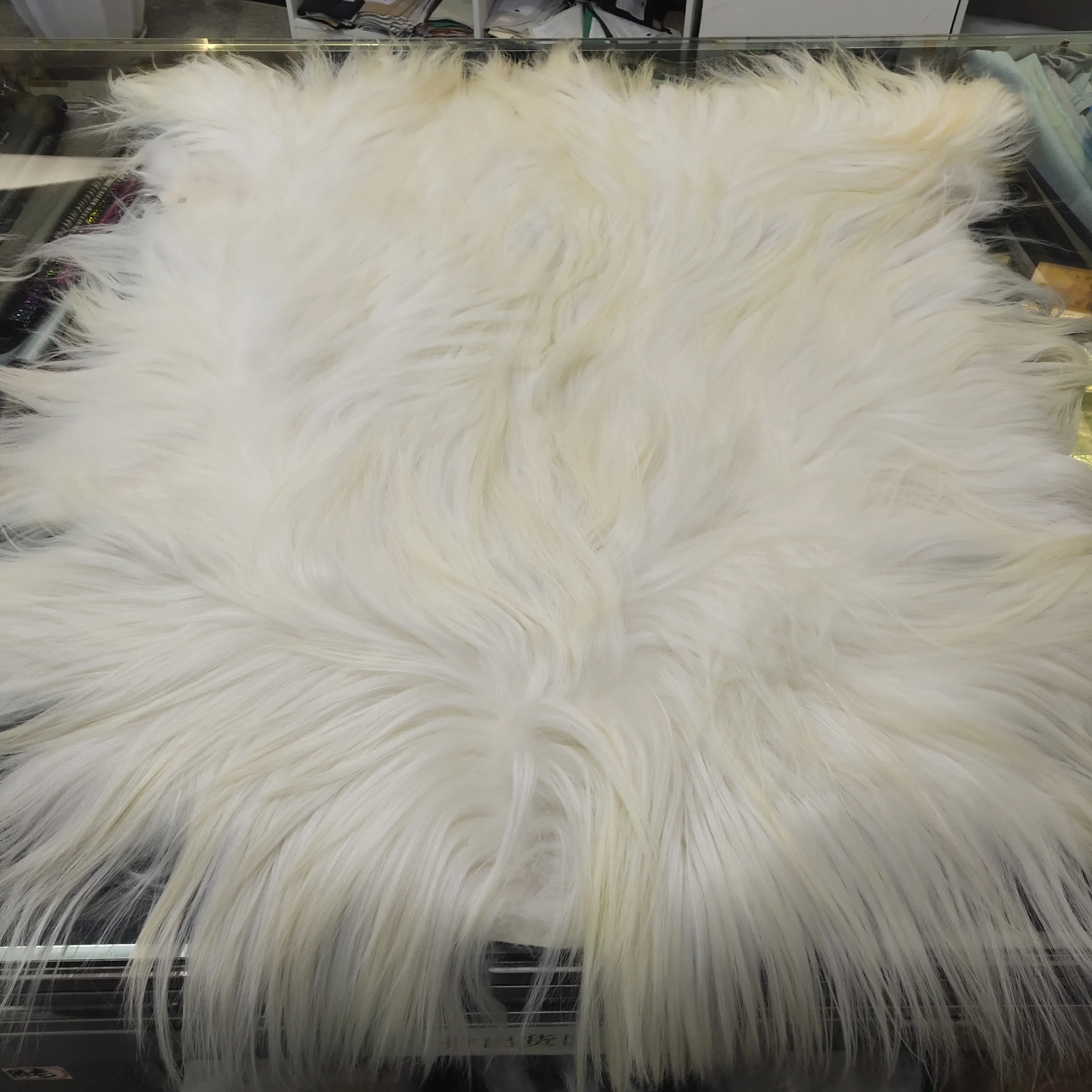 long hair goat sheepskin rug real sheep leather carpet genuine fur for living room Pillow Cover