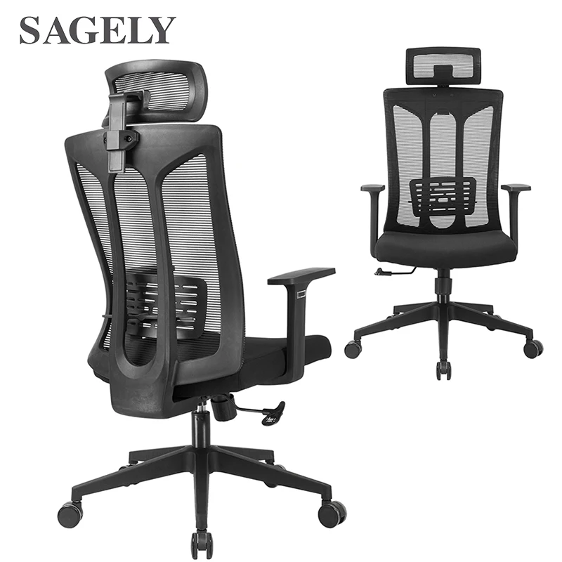 SAGELY Bifma Executive Factory Price Furniture Design Computer Gaming Chairs Mesh Ergonomic Office Chairs