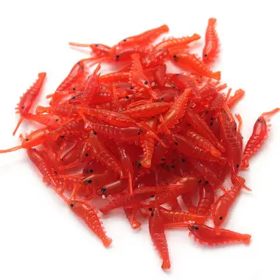 Silicone Luminous 5 Shrimp Rigs Soft Sabiki Fishing Lures