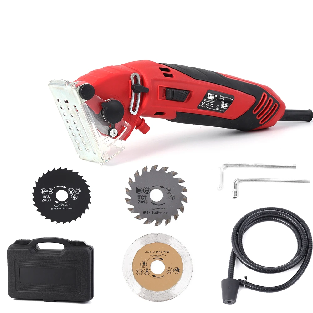 Mini Cutting Machine Circular Compact Hand Saw for Wood Plastic Metal Tile